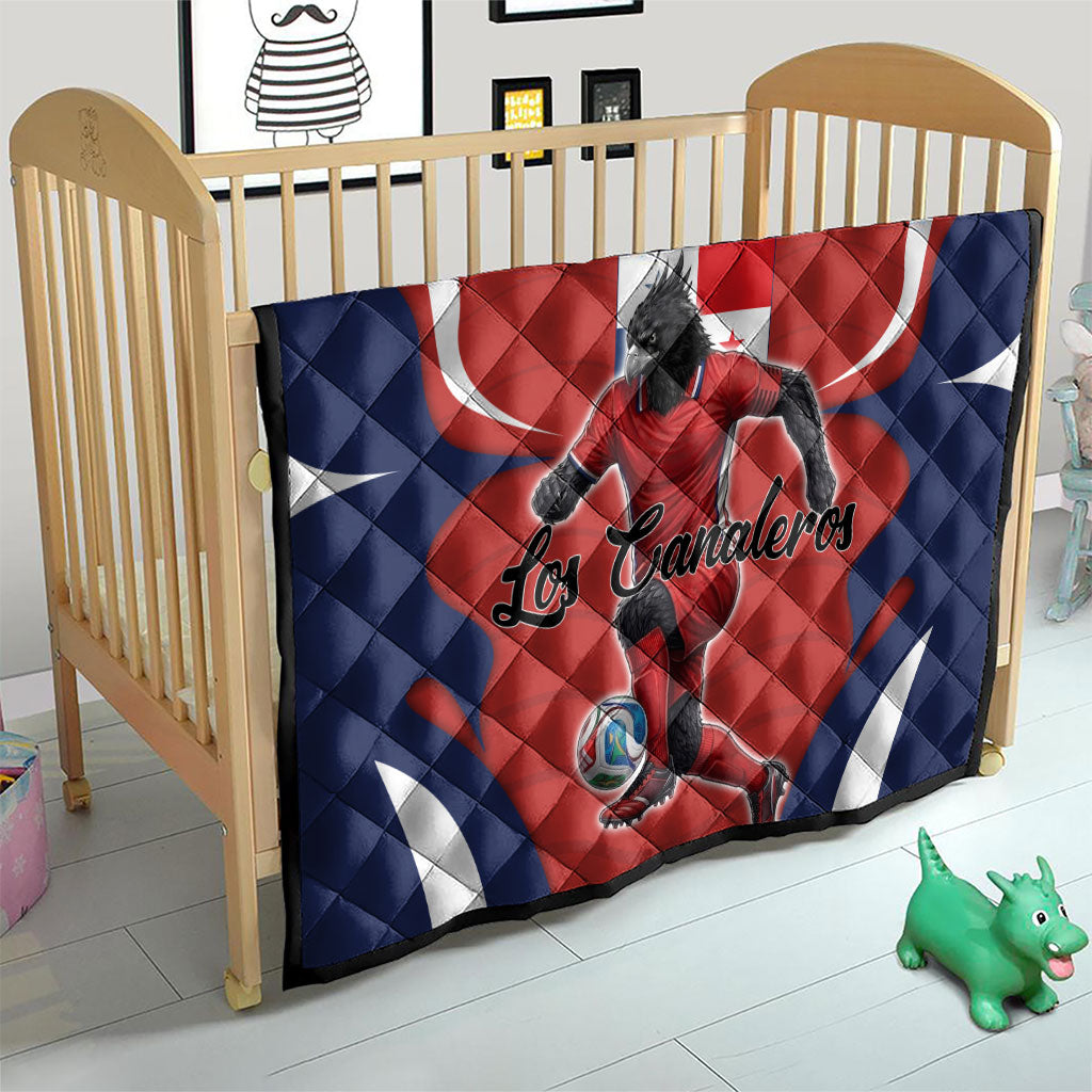 Panama Soccer Los Canaleros Quilt Football Harpy Eagle Mascot