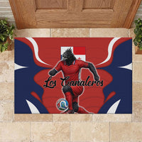 Panama Soccer Los Canaleros Rubber Doormat Football Harpy Eagle Mascot