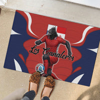 Panama Soccer Los Canaleros Rubber Doormat Football Harpy Eagle Mascot