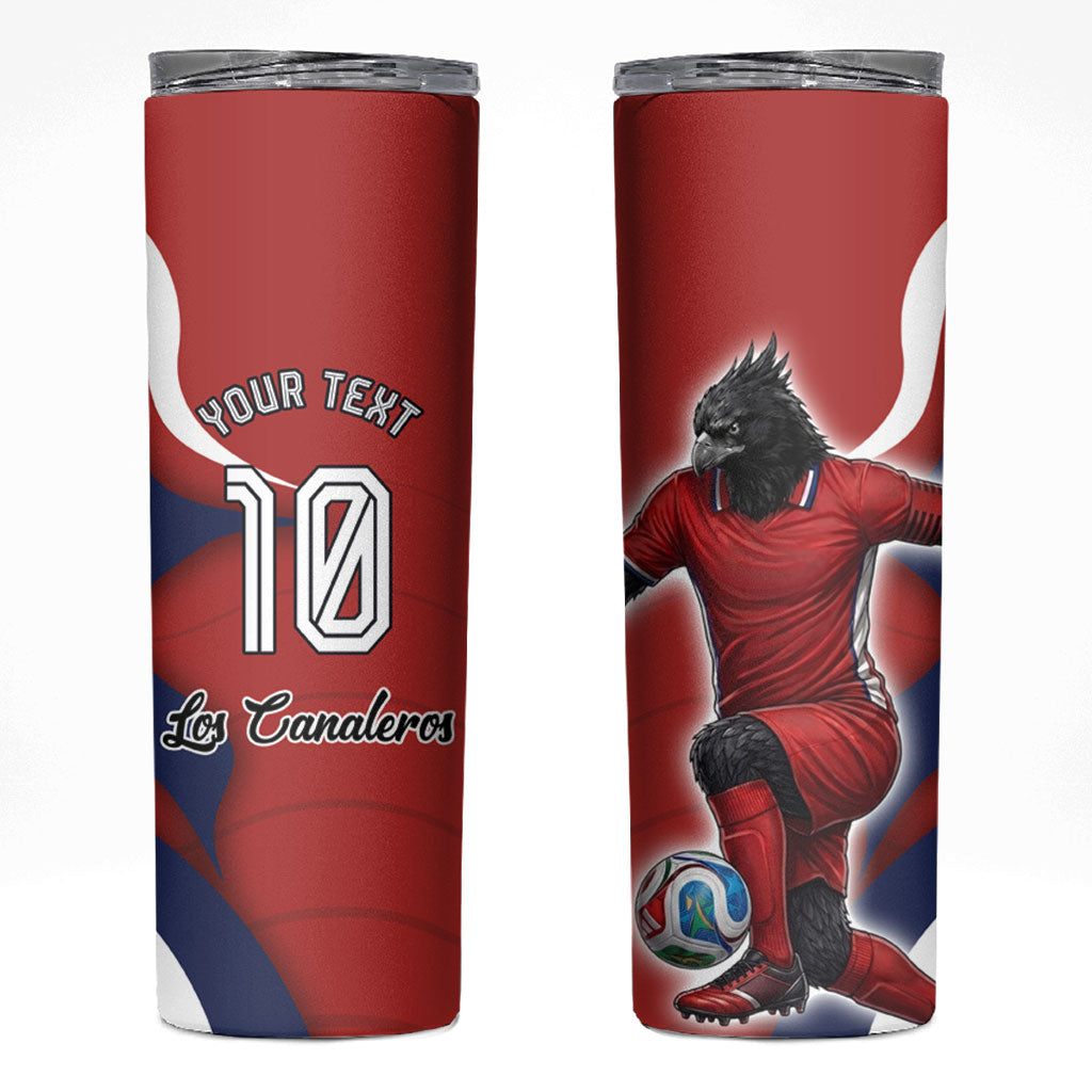 Personalized Panama Soccer Los Canaleros Skinny Tumbler Football Harpy Eagle Mascot