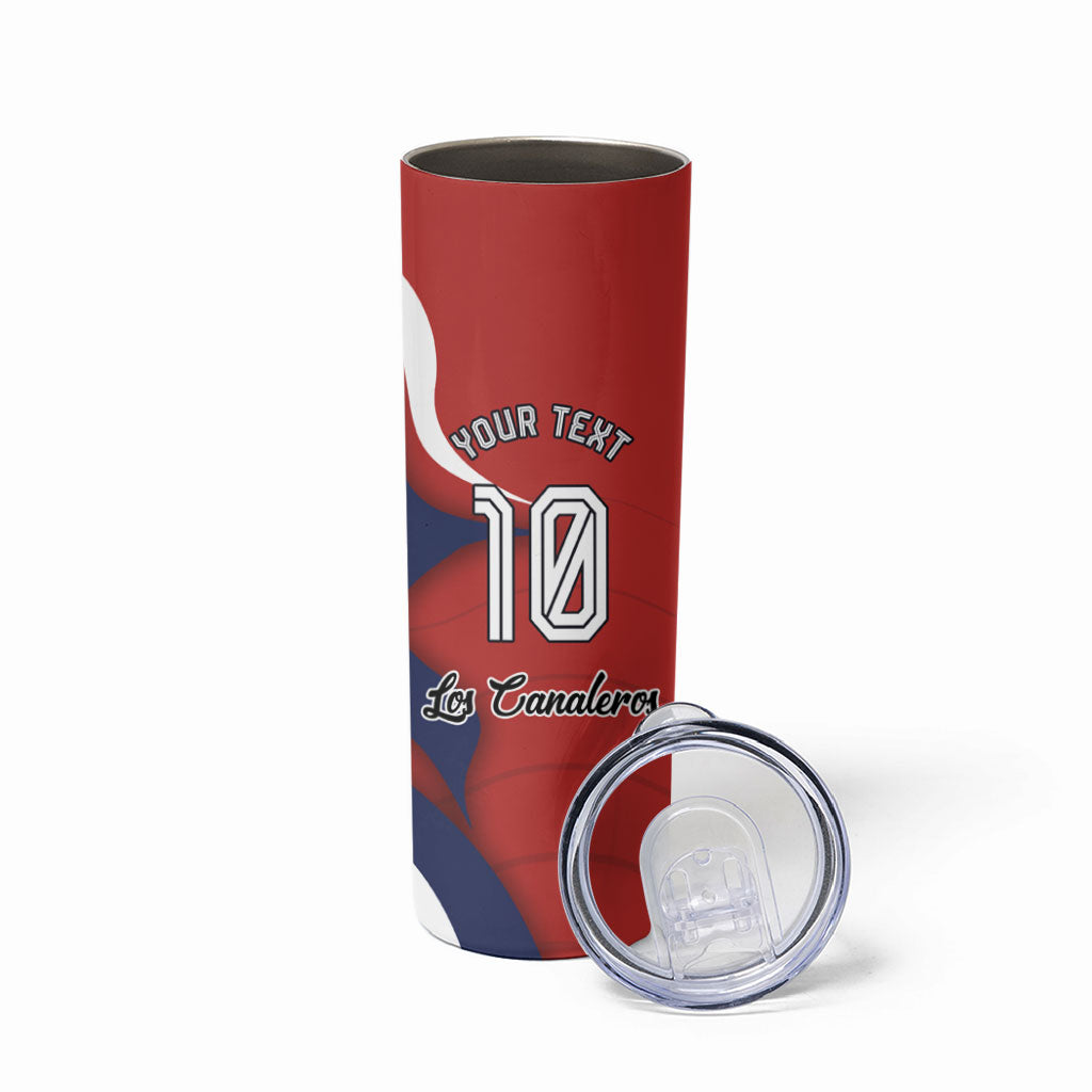 Personalized Panama Soccer Los Canaleros Skinny Tumbler Football Harpy Eagle Mascot