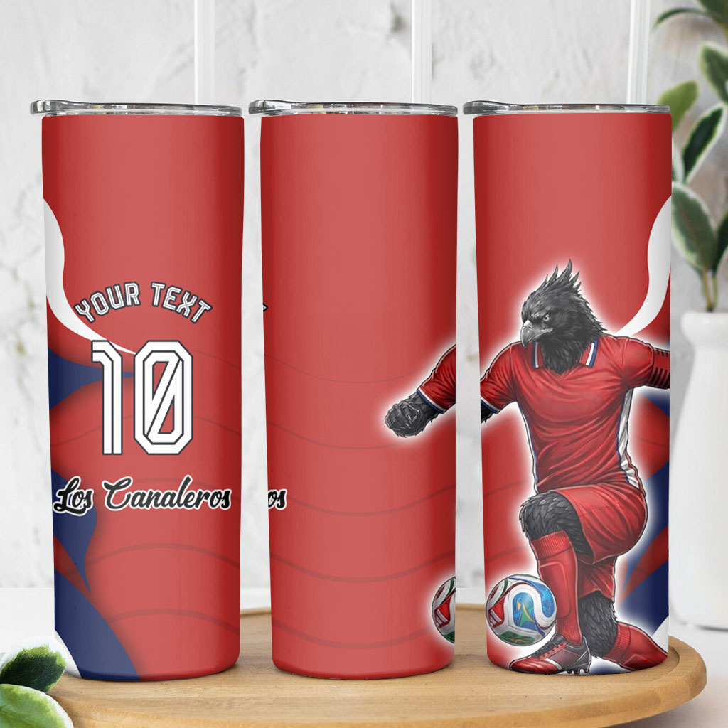 Personalized Panama Soccer Los Canaleros Skinny Tumbler Football Harpy Eagle Mascot