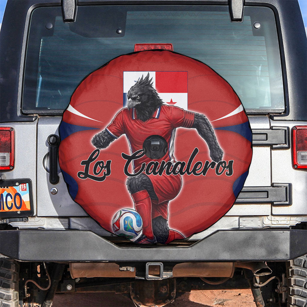 Panama Soccer Los Canaleros Spare Tire Cover Football Harpy Eagle Mascot