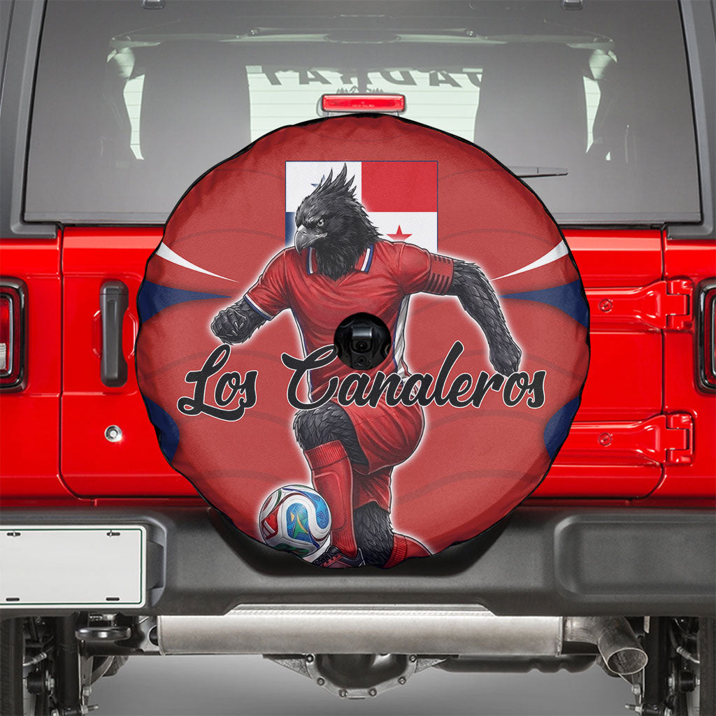 Panama Soccer Los Canaleros Spare Tire Cover Football Harpy Eagle Mascot