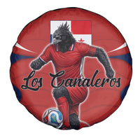 Panama Soccer Los Canaleros Spare Tire Cover Football Harpy Eagle Mascot
