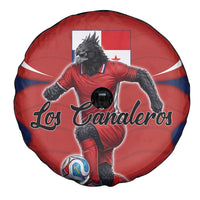 Panama Soccer Los Canaleros Spare Tire Cover Football Harpy Eagle Mascot