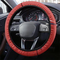 Panama Soccer Los Canaleros Steering Wheel Cover Football Harpy Eagle Mascot