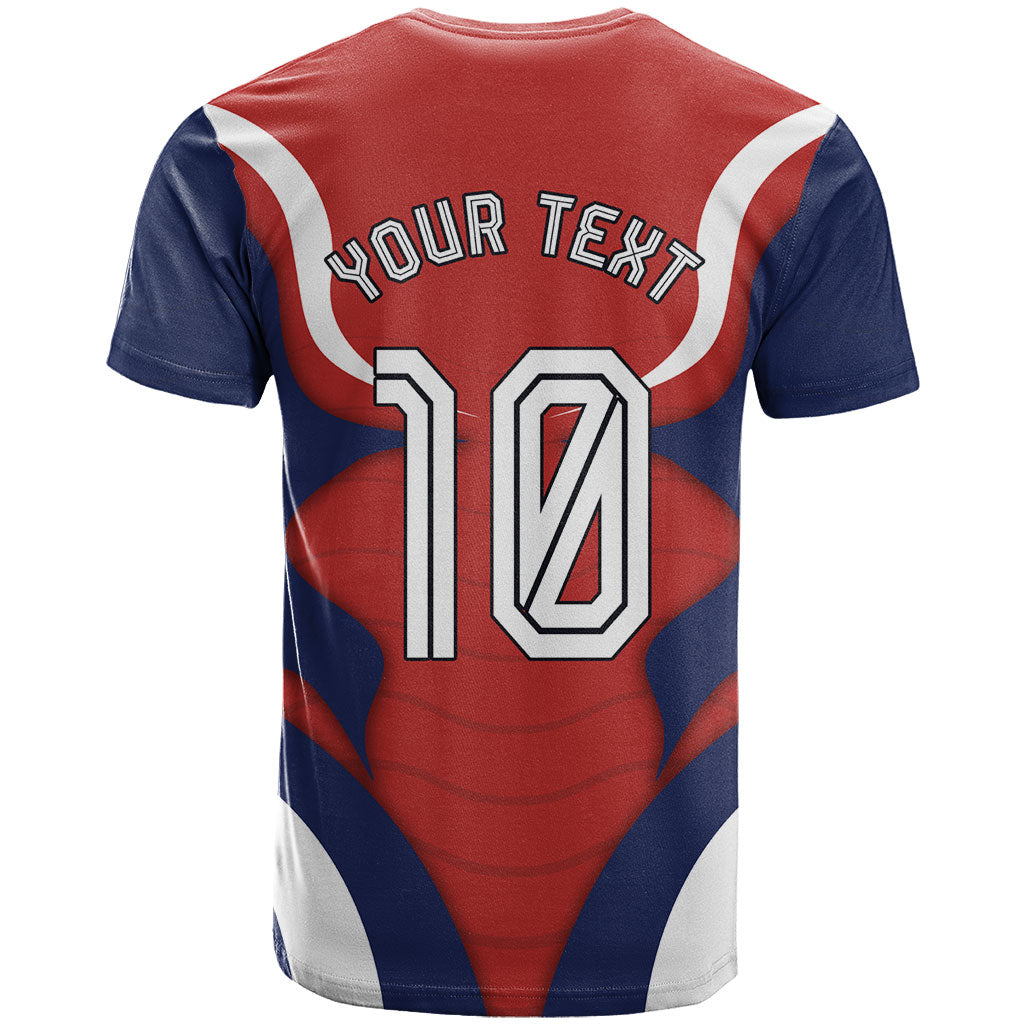 Personalized Panama Soccer Los Canaleros T Shirt Football Harpy Eagle Mascot