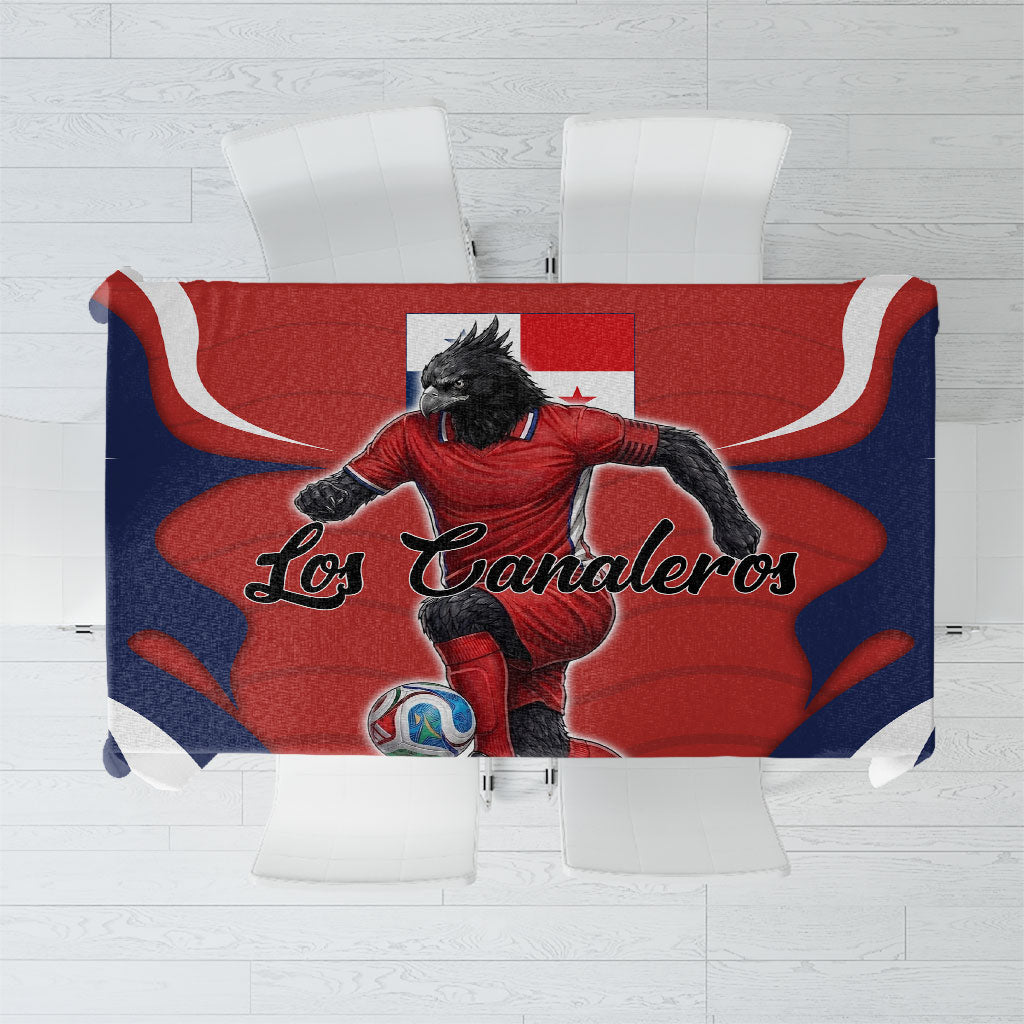 Panama Soccer Los Canaleros Tablecloth Football Harpy Eagle Mascot