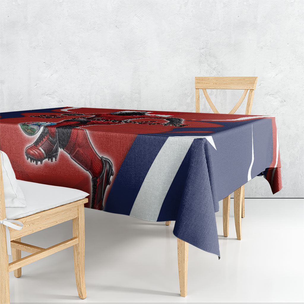 Panama Soccer Los Canaleros Tablecloth Football Harpy Eagle Mascot