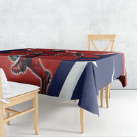 Panama Soccer Los Canaleros Tablecloth Football Harpy Eagle Mascot