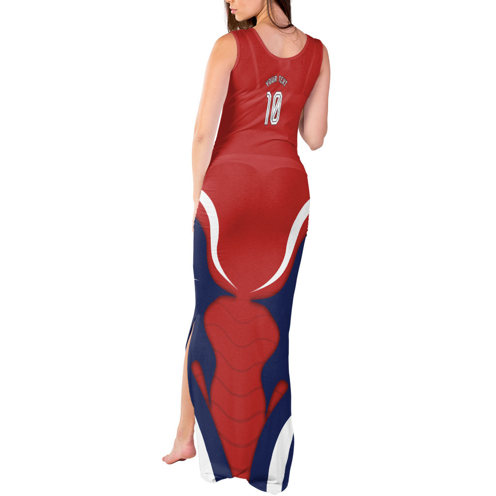 Personalized Panama Soccer Los Canaleros Tank Maxi Dress Football Harpy Eagle Mascot