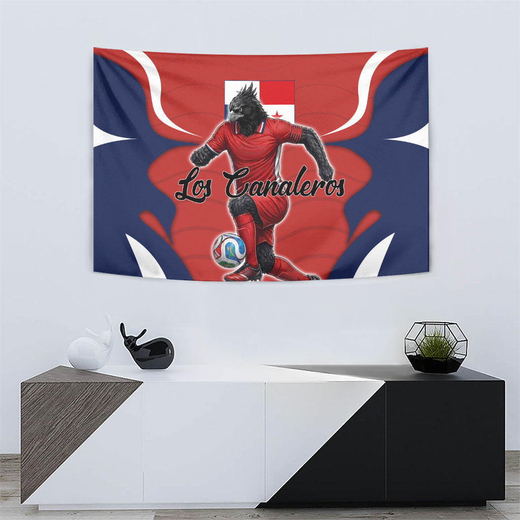Panama Soccer Los Canaleros Tapestry Football Harpy Eagle Mascot