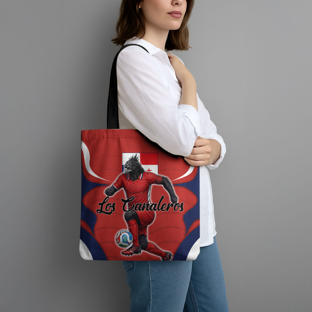 Panama Soccer Los Canaleros Tote Bag Football Harpy Eagle Mascot