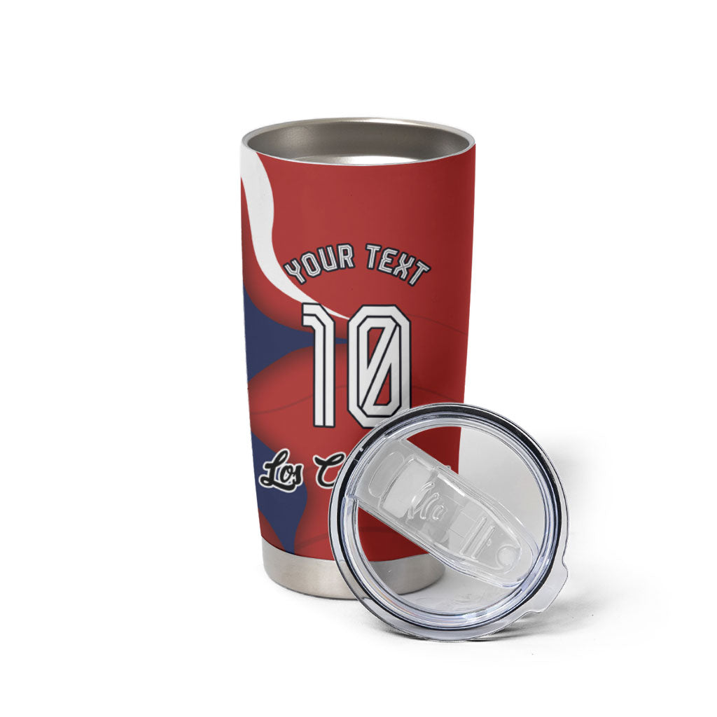 Personalized Panama Soccer Los Canaleros Tumbler Cup Football Harpy Eagle Mascot