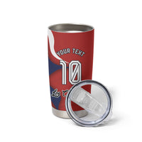 Personalized Panama Soccer Los Canaleros Tumbler Cup Football Harpy Eagle Mascot