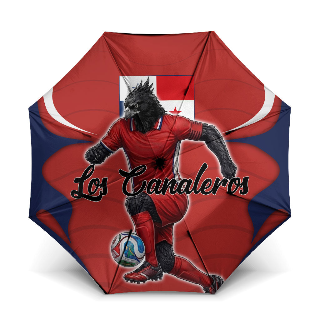 Panama Soccer Los Canaleros Umbrella Football Harpy Eagle Mascot