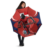 Panama Soccer Los Canaleros Umbrella Football Harpy Eagle Mascot