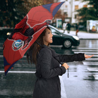 Panama Soccer Los Canaleros Umbrella Football Harpy Eagle Mascot