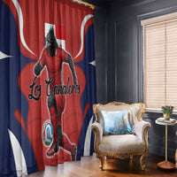 Panama Soccer Los Canaleros Window Curtain Football Harpy Eagle Mascot