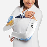 Personalized Argentina Football La Seleccion Arm Sleeves Argentinian Horse Soccer Mascot Patriotic Grunge