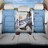 Argentina Football La Seleccion Back Car Seat Cover Argentinian Horse Soccer Mascot Patriotic Grunge