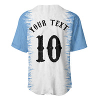 Personalized Argentina Football La Seleccion Baseball Jersey Argentinian Horse Soccer Mascot Patriotic Grunge