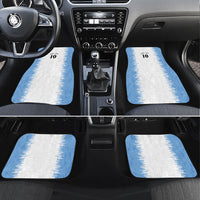 Personalized Argentina Football La Seleccion Car Mats Argentinian Horse Soccer Mascot Patriotic Grunge