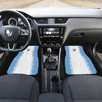 Personalized Argentina Football La Seleccion Car Mats Argentinian Horse Soccer Mascot Patriotic Grunge