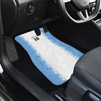 Personalized Argentina Football La Seleccion Car Mats Argentinian Horse Soccer Mascot Patriotic Grunge