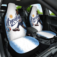 Argentina Football La Seleccion Car Seat Cover Argentinian Horse Soccer Mascot Patriotic Grunge