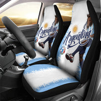 Argentina Football La Seleccion Car Seat Cover Argentinian Horse Soccer Mascot Patriotic Grunge