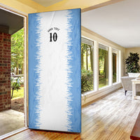 Personalized Argentina Football La Seleccion Door Cover Argentinian Horse Soccer Mascot Patriotic Grunge