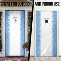 Personalized Argentina Football La Seleccion Door Cover Argentinian Horse Soccer Mascot Patriotic Grunge
