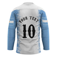 Personalized Argentina Football La Seleccion Hockey Jersey Argentinian Horse Soccer Mascot Patriotic Grunge