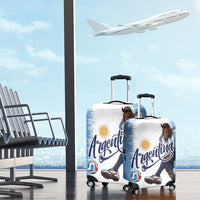 Argentina Football La Seleccion Luggage Cover Argentinian Horse Soccer Mascot Patriotic Grunge