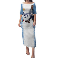 Personalized Argentina Football La Seleccion Puletasi Argentinian Horse Soccer Mascot Patriotic Grunge