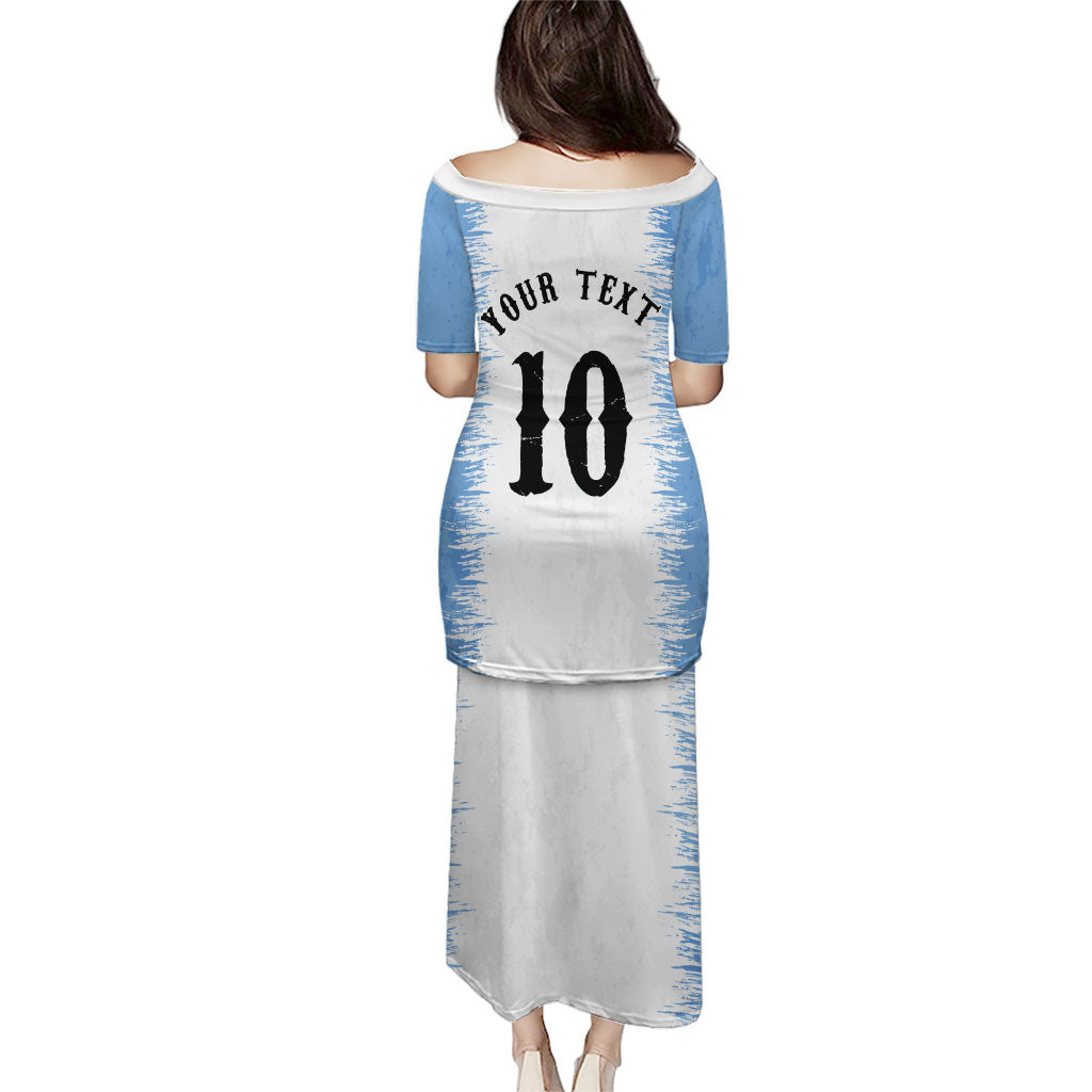 Personalized Argentina Football La Seleccion Puletasi Argentinian Horse Soccer Mascot Patriotic Grunge