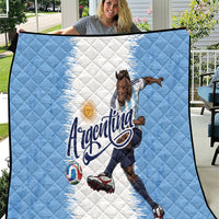 Argentina Football La Seleccion Quilt Argentinian Horse Soccer Mascot Patriotic Grunge