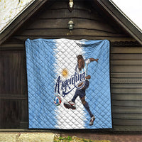 Argentina Football La Seleccion Quilt Argentinian Horse Soccer Mascot Patriotic Grunge