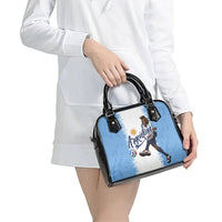 Argentina Football La Seleccion Shoulder Handbag Argentinian Horse Soccer Mascot Patriotic Grunge