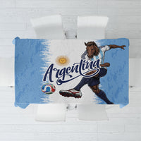 Argentina Football La Seleccion Tablecloth Argentinian Horse Soccer Mascot Patriotic Grunge