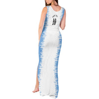 Personalized Argentina Football La Seleccion Tank Maxi Dress Argentinian Horse Soccer Mascot Patriotic Grunge