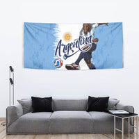 Argentina Football La Seleccion Tapestry Argentinian Horse Soccer Mascot Patriotic Grunge