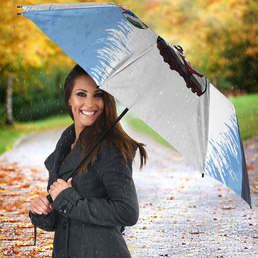 Argentina Football La Seleccion Umbrella Argentinian Horse Soccer Mascot Patriotic Grunge