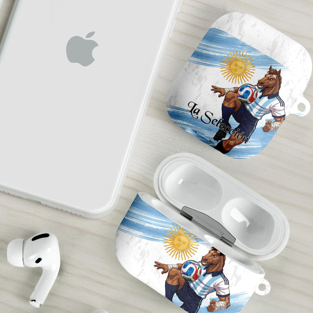 Argentina Football AirPods Case La Seleccion Horse - Sun Of May