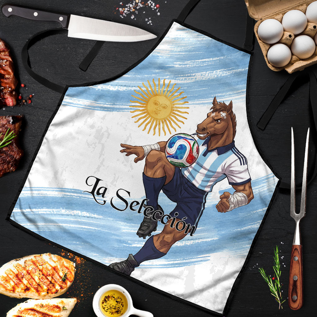 Argentina Football Apron La Seleccion Horse - Sun Of May