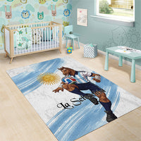 Argentina Football Area Rug La Seleccion Horse - Sun Of May