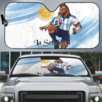 Argentina Football Auto Sun Shade La Seleccion Horse - Sun Of May