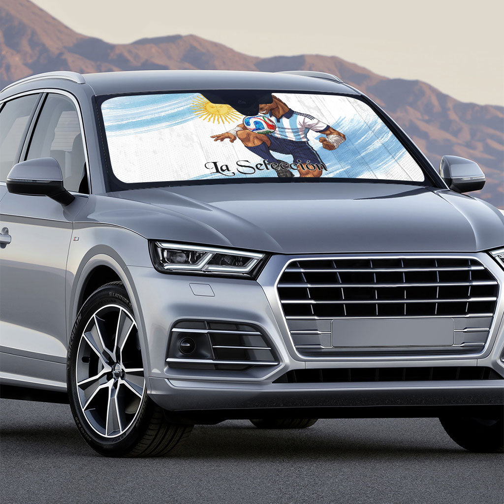 Argentina Football Auto Sun Shade La Seleccion Horse - Sun Of May
